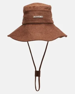 Hut Artichaut aus Canvas Braun