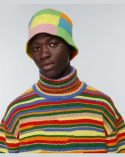 Hut aus Kaschmir Multicolor