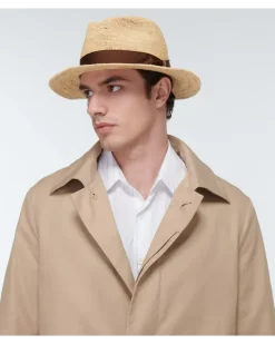 Hut aus Stroh Beige