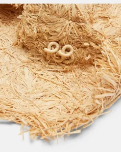 Hut aus Stroh Beige