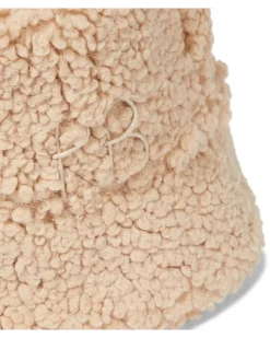 Hut aus Teddyfleece Beige