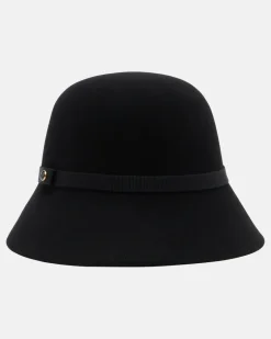 Hut aus Wolle Schwarz