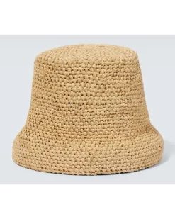Hut Le Bob Ficiu aus Raffiabast Beige