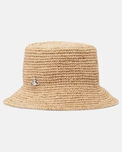 Hut Orb aus Raffiabast Beige