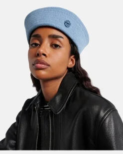 Hut RB aus Denim Blau