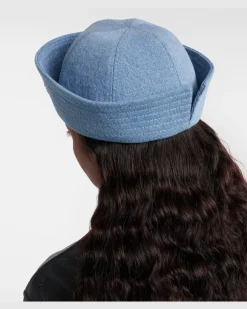 Hut RB aus Denim Blau