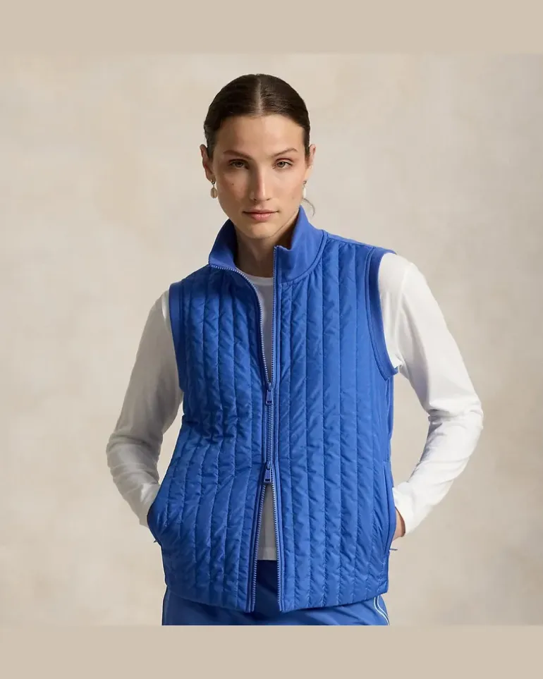 Hybrid-Weste mit Reißverschluss Blue