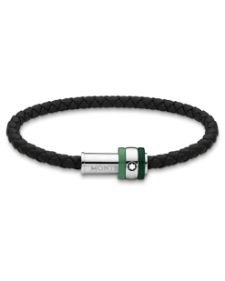 Iced Sea Armband aus Soft Leder - Grün - Edelstahl - MB129825 - Armbänder