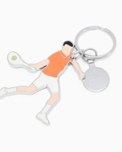 Internazionali BNL d’Italia Schlüsselanhänger in Form eines Tennisspielers Orange