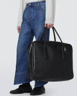Intrecciato Reisetasche Getaway Large Schwarz