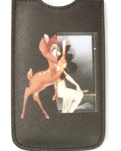 iPhone-Hülle mit Bambi-Print - Schwarz