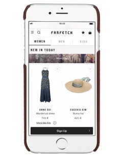 iPhone 6-Hülle mit Designer-Applikation - Rot