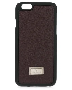 iPhone 6 Plus-Hülle mit Logo-Schild - Braun