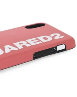 iPhone X-Hülle mit Logo-Print - Rot