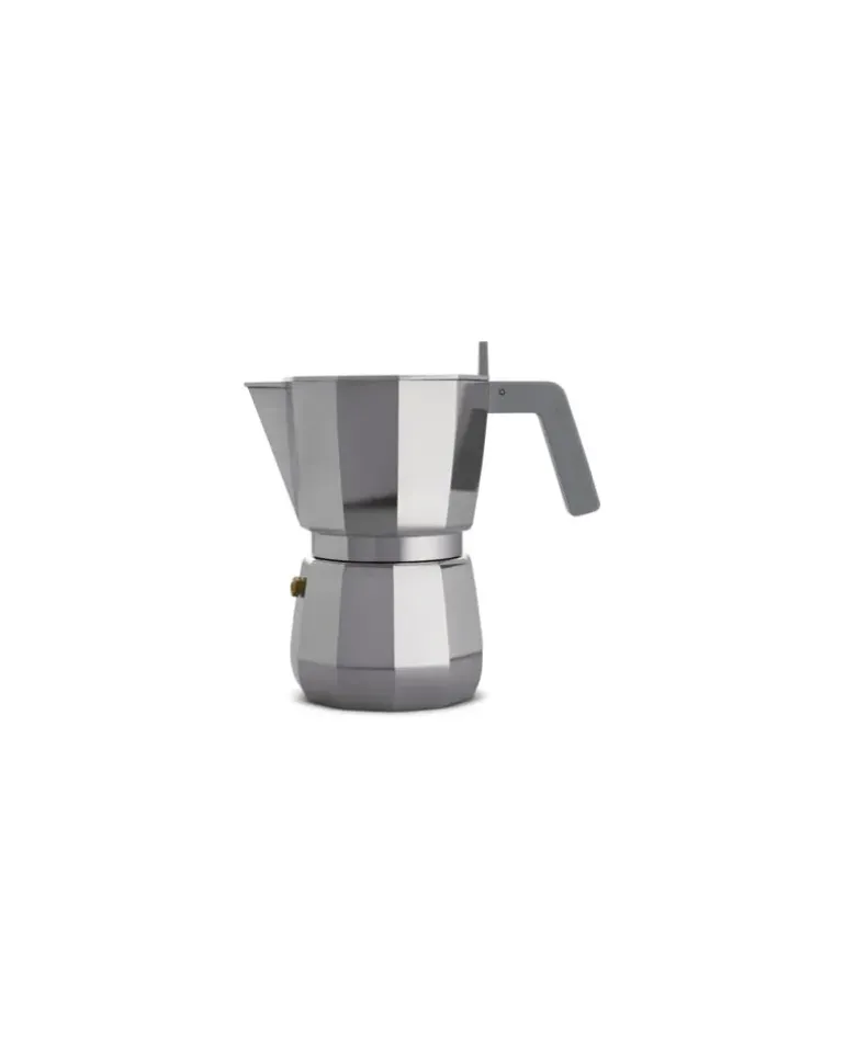 italienischer Kaffeebereiter Moka - Metall - Gussaluminium - Designer David Chipperfield