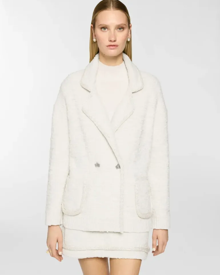 Jacket with jewel details White