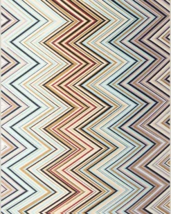 Jarris Jacquard-Hocker mit Zickzackmuster - Nude