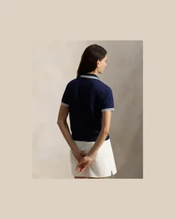 Jersey-Poloshirt mit Polo Bear Blue