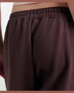 Jogginghose aus Baumwolle Braun