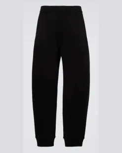 Jogginghose aus einem Baumwollgemisch Schwarz