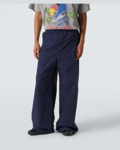 Jogginghose aus einem Baumwollgemisch Blau