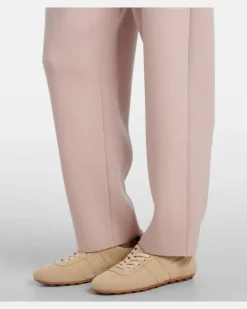 Jogginghose aus Wolle und Kaschmir Rosa