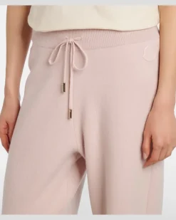 Jogginghose aus Wolle und Kaschmir Rosa