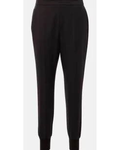 Jogginghose aus Wollflanell Braun