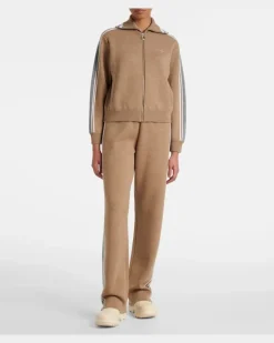 Jogginghose Benada aus einem Wollgemisch Beige