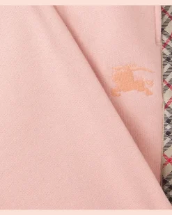 Jogginghose Burberry Check aus Baumwolle Rosa