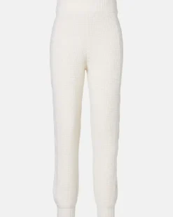 Jogginghose Crystal aus Wolle Weiß