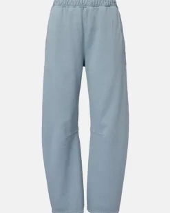 Jogginghose Miro aus Baumwoll-Fleece Blau