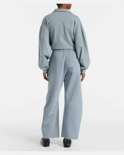 Jogginghose Miro aus Baumwoll-Fleece Blau