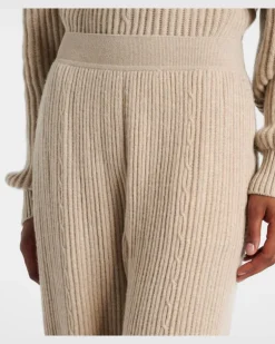 Jogginghose Plane Tree aus Kaschmir Beige