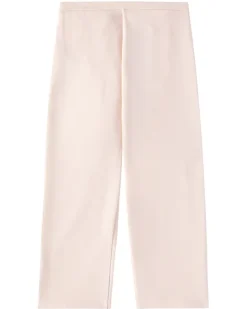 Jogginghose Web Stripe aus Baumwolle Rosa