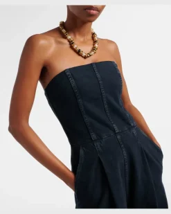 Jumpsuit Agyness aus Denim Blau