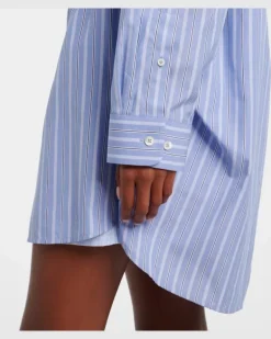 Jumpsuit aus Baumwollpopeline Blau