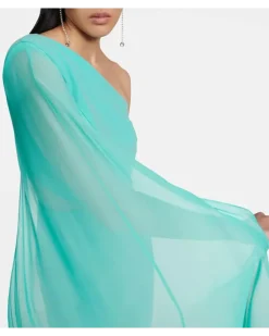 Jumpsuit aus Cady Blau