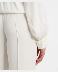 Jumpsuit aus Cady Weiß