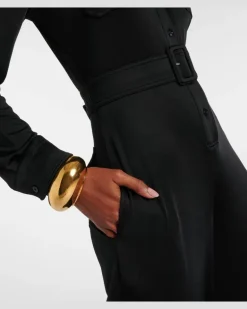 Jumpsuit aus Jersey Schwarz