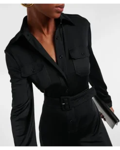 Jumpsuit aus Jersey Schwarz