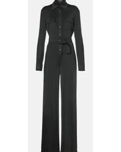 Jumpsuit aus Jersey Schwarz
