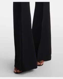 Jumpsuit aus Taft Schwarz