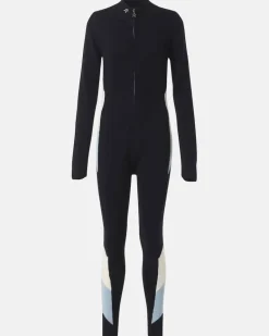 Jumpsuit Cora aus Wolle Blau