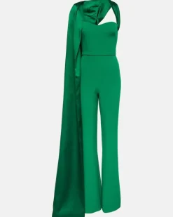 Jumpsuit Lollian Marmont aus Crêpe GrüN
