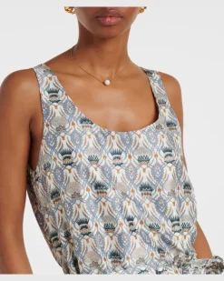 Jumpsuit Nadia aus Seidensatin Multicolor