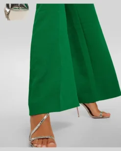 Jumpsuit Pattie aus Crêpe GrüN