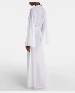 Kaftan Betty Weiß