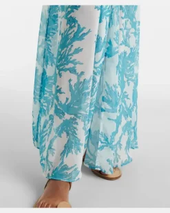 Kaftan Chloe aus Georgette Weiß