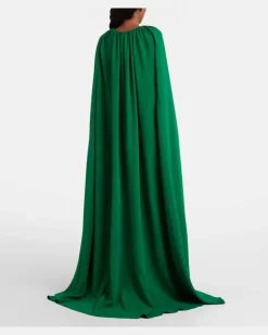 Kaftan Cyclamen aus Georgette Rot